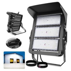 ☆ 
112500LM Led Stadium Light Dimmable 0-750w Super Bright Led Arena Flood Lights Outdoor 100-277v 5000k Yoke U Mount IP66 Waterproof Outside Wall Lig