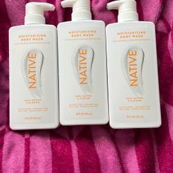 3 Native Body Wash Shea Butter & Almond
