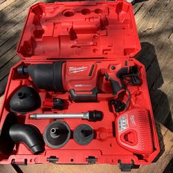Milwaukee AirSnake Drain Cleaner Kit – Like New – Set