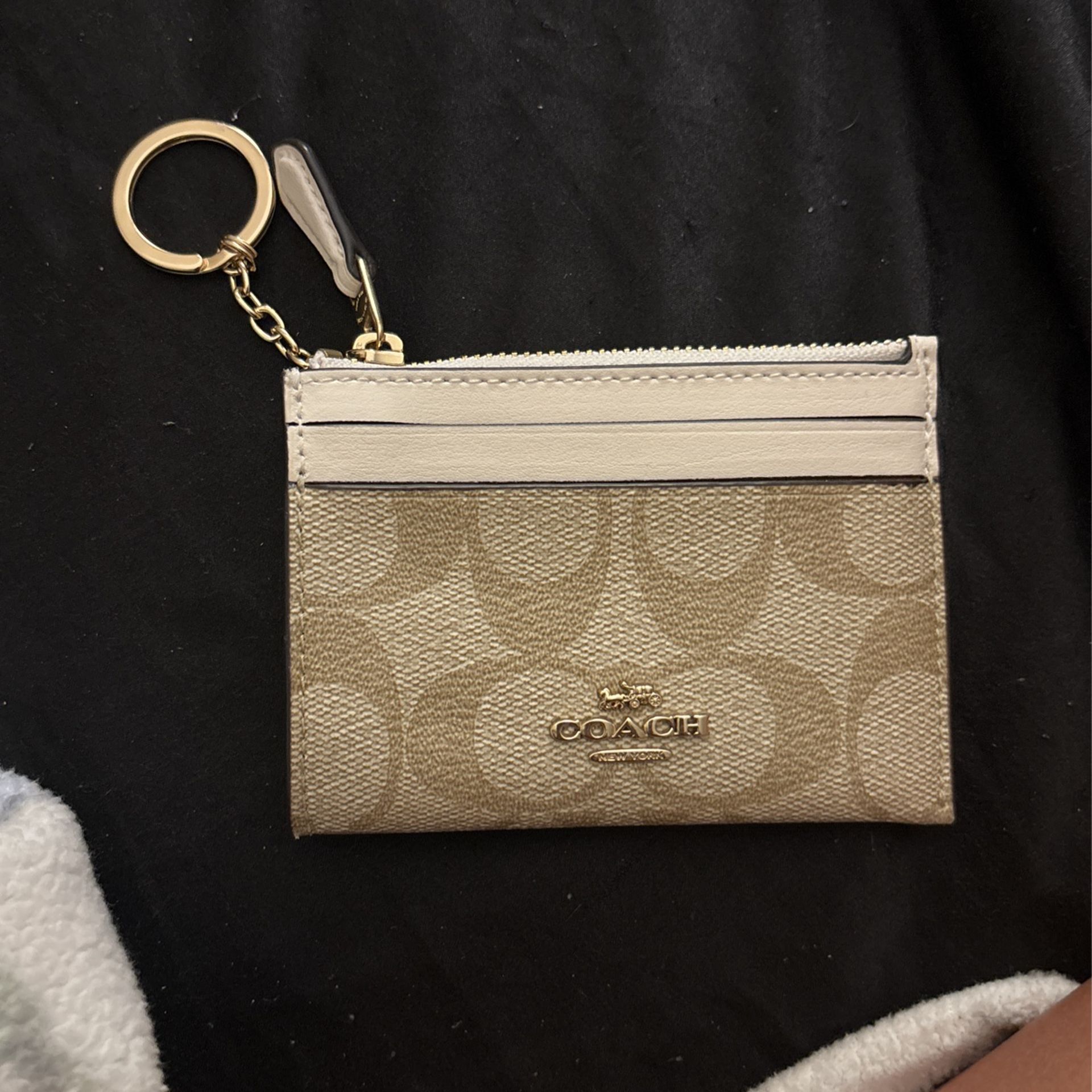 coach keychain wallet