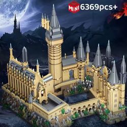 Harry Potter Hogwarts Castle Difficult 3D Puzzle 6369 pcs, mini bricks