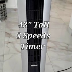 Tower Fan 3 Speeds Remote in Palm Springs 