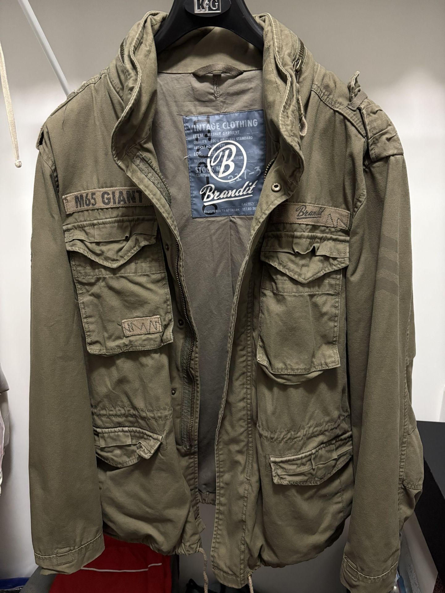 BRANDIT M-65 GIANT JACKET OLIVE