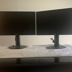 Two LG 24” Computer Monitors – Great Condition!