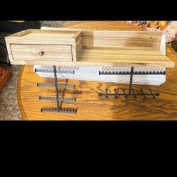 Shelves With Jewelry Organizer 