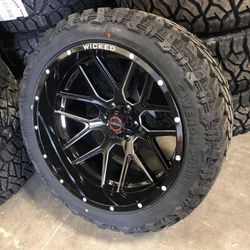 NEW WHEELS AND TIRES