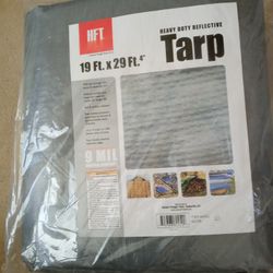 19Ft.x 29Ft. 4 In. Silver/Heavy Duty Tarp