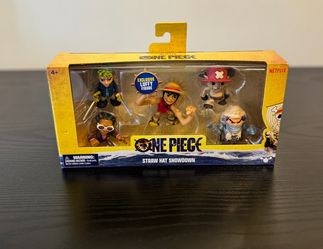 Moose Enterprise One Piece Straw Hat Showdown Action Figure Set Exclusive Luffy