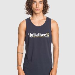 Quiksilver Check Yo Self Tank MT1 Blue Parisian Night