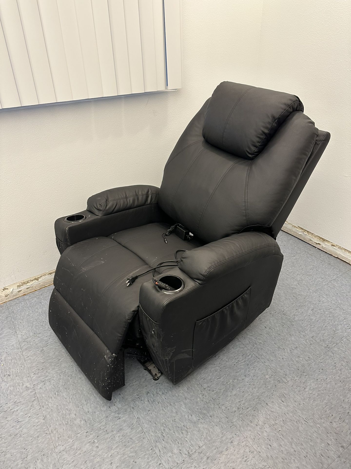 Lots Of Office Equipment And Computer Monitors With Desks And