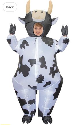 Inflatable Cow, Child Size Costume Unisex