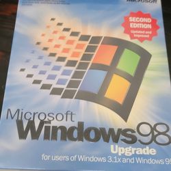 Sealed Original Windows 98 Upgrade CD