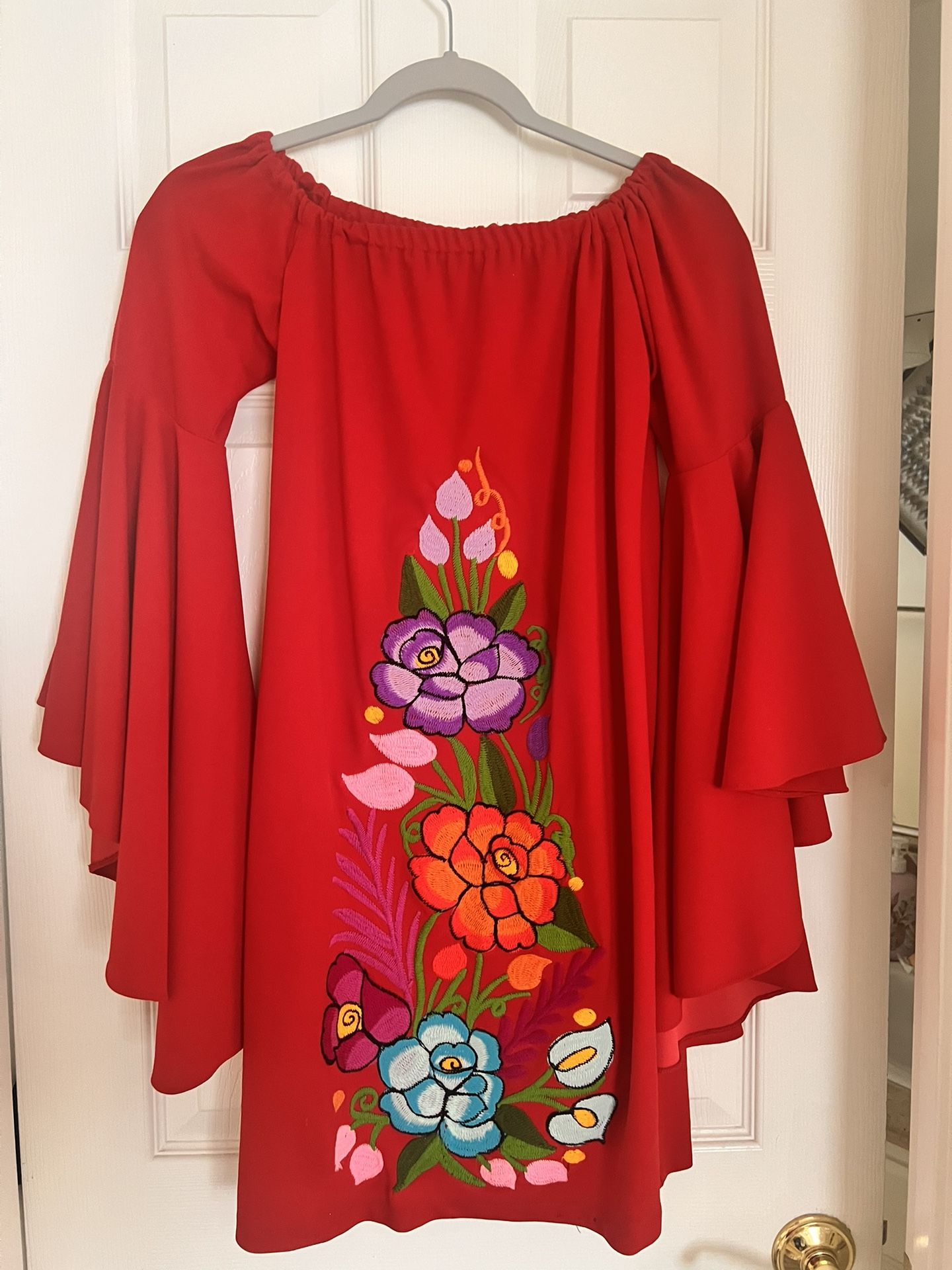 Beautiful Red Dress Off The Shoulders