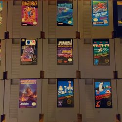 Nintendo video games. Original nes games