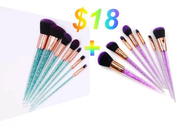 2 set of 7pcs makeup brush set