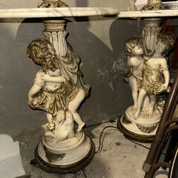 Vintage Marble Lamps 