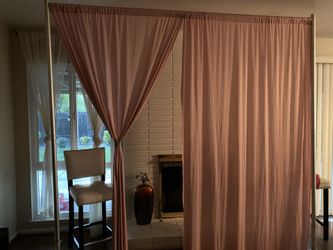 Back drop curtains