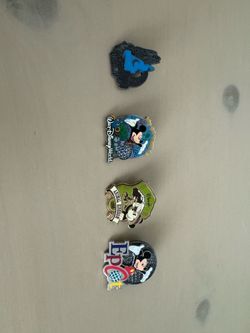 Lot of 4 Disney World Pins