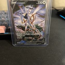 Pokémon TCG Arceus v Alternate Art Holo Ultra Rare Card 166/172 Brilliant Stars