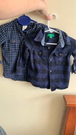 Boys Plaid dress Shirts 6-12 mos