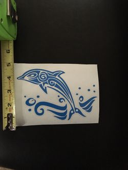 Dolphin vinyl decal