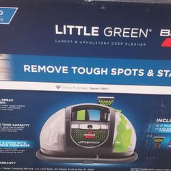 Little Green Bissell Steam Cleaner 
