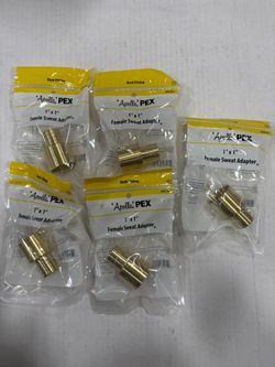 Apollo 1 in. Brass PEX-B Barb x 1 in. Female Copper Sweat Adapter