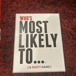 Who’s Most Likely To…. Card Game 