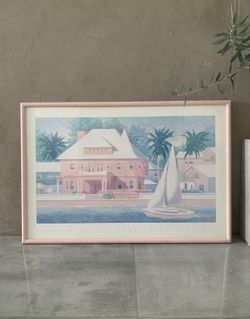 Vintage Custom Frame Keith Mallet Poster