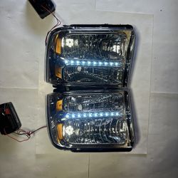 Ford F250/F350/F450/F550 LED Headlight Year 2005-2007