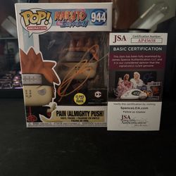 Funko Pop! Pain (Amighty Push) Naruto 944 Mint Auto