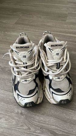 White Black Gradient Balenciaga Runners