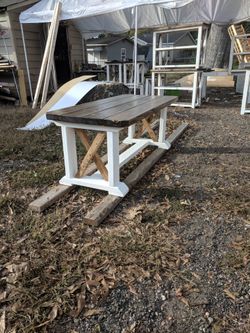 Freshly Built Farmhouse Coffee Table