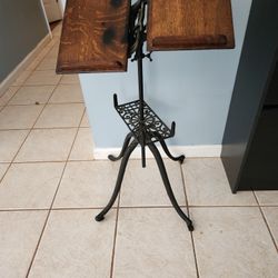 1800s Victorian Book Stand Reticulated