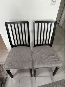 Set of 4 Black Dining Chair