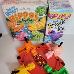Classic Games: Hungry Hungry Hippos Game & Don't Break The Ice Game