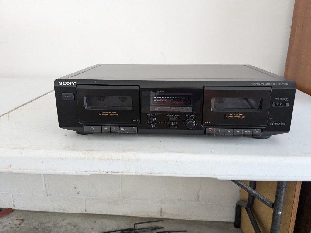 Sony Duel Cassette Deck and Recorder- Tested