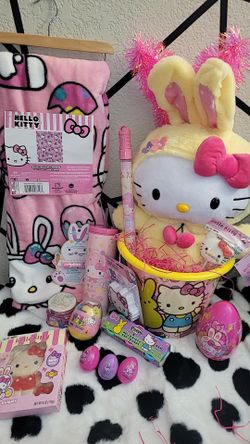 Hello Kitty Easter Blanket and Greeter Basket