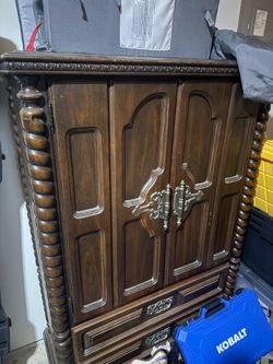 1960s/1970s Spanish Revival Armoire (must sell today)
