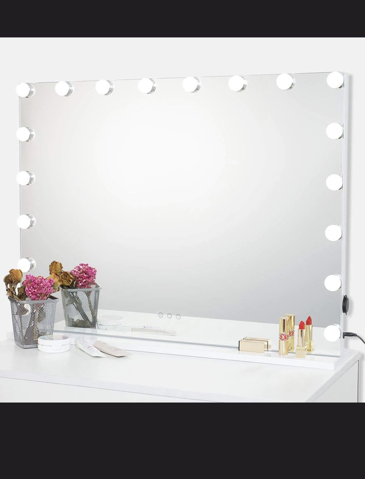 Gerlad Metal Flat LED Mirror