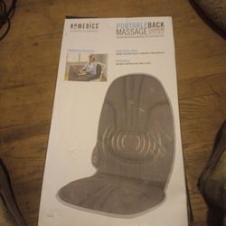 Homemedics  Portable  Back Massage  W/ Heat New