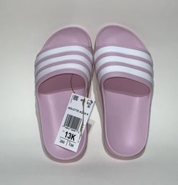 Adidas Adilette Aqua Slides Pink Size 13K
