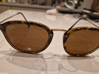 Ray-Ban Round Sunglasses Tortoise Gold