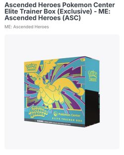 Pokemon Center Ascended Heroes ETB