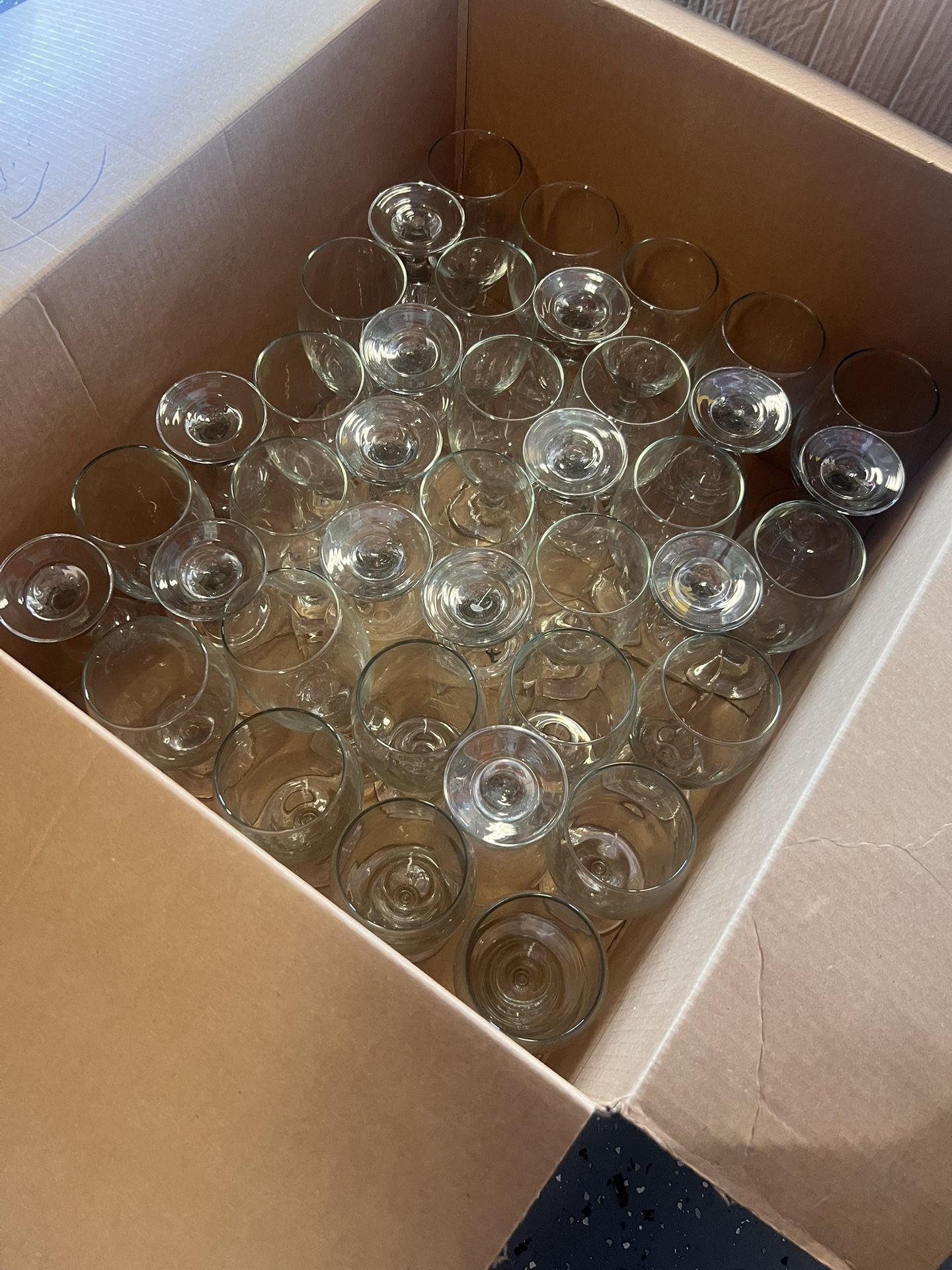 Glass Goblet Cups