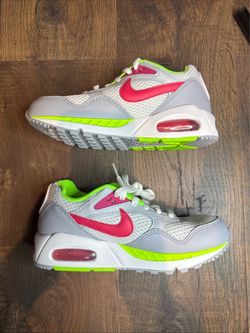 Nike Air Max Sneakers White Pink Neon Green
