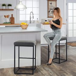 Grey Bar Stools 