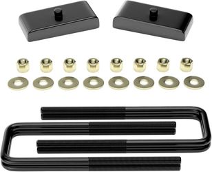 1 Inch Lift Block Compatible With 1 Silverado 1500 2WD/4WD Sierra 1500 2WD/4WD, 1'' Rear Leveling Lift Kits with Extended Square(501)