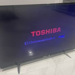 50” Toshiba Chromecast Build-in TV