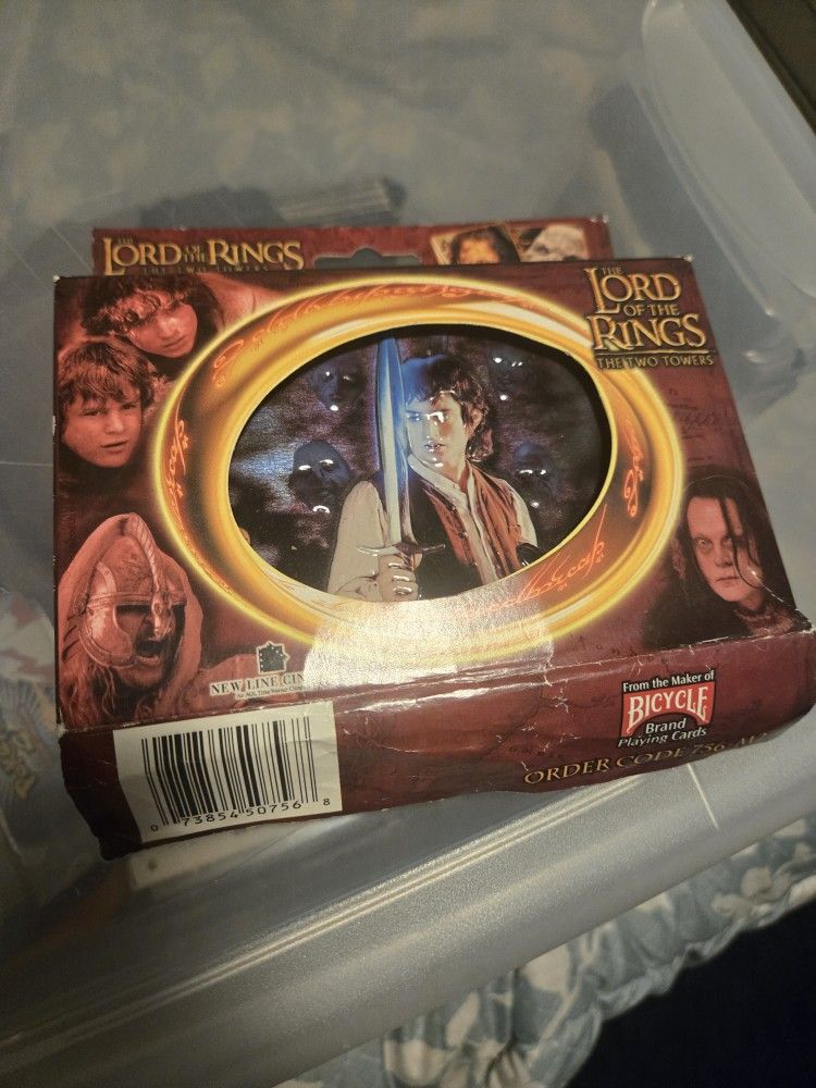 Lord Of The Rings Playing Cards